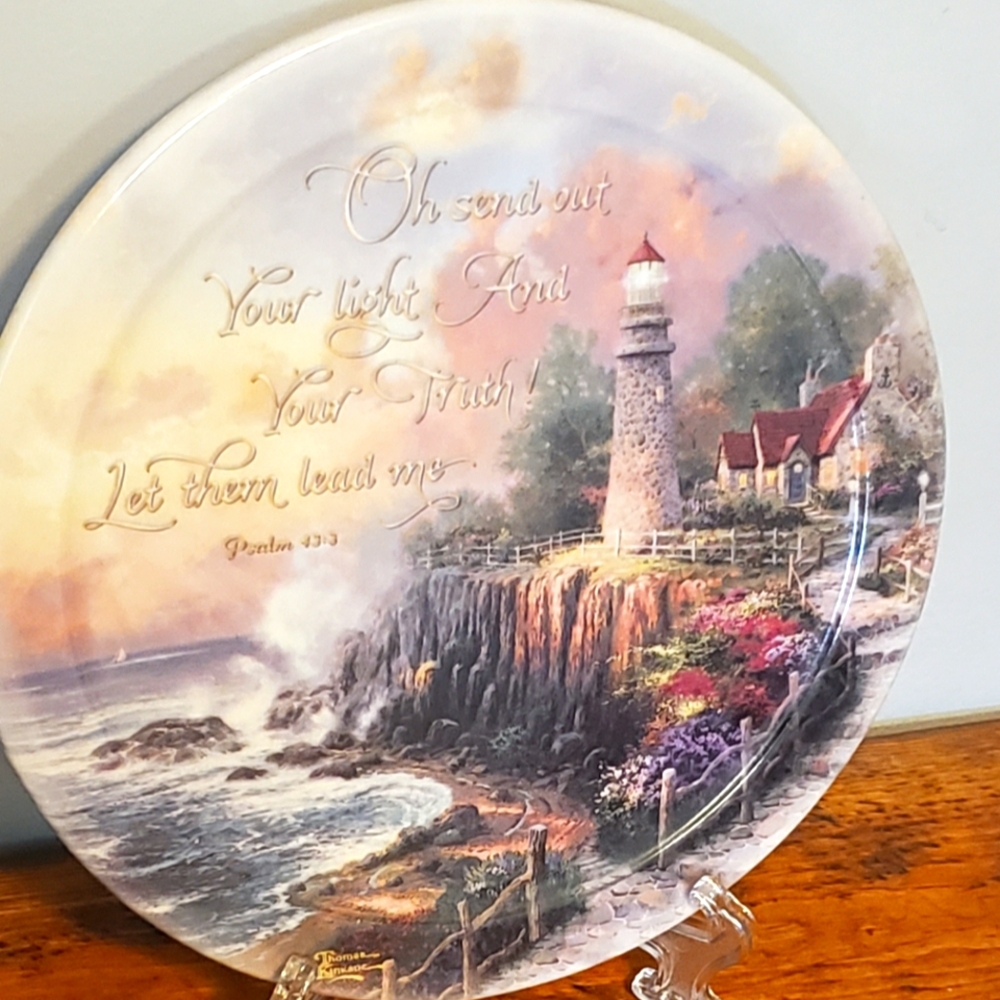 Thomas kinkade collection plate